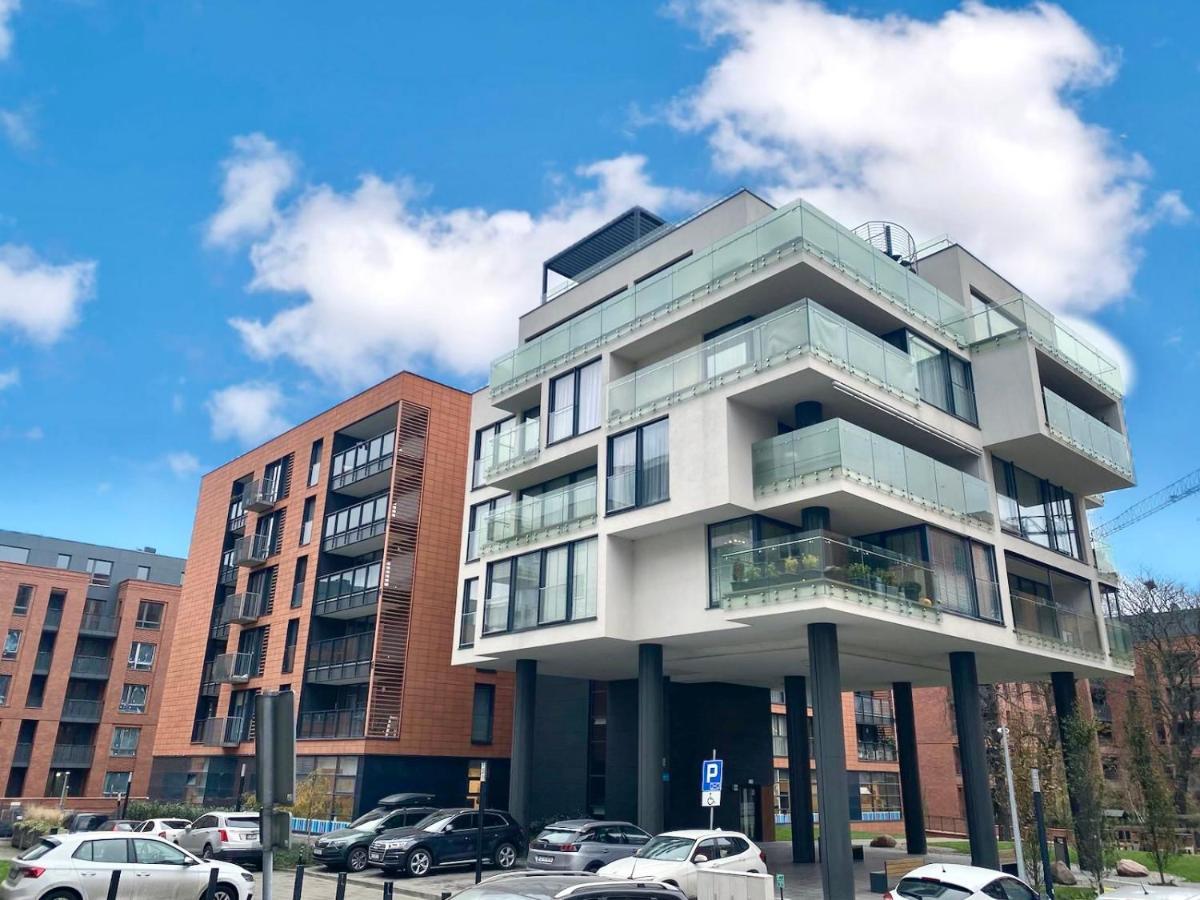 Apartament W Sercu Gdanska Z Parkingiem Podziemnym Exterior foto